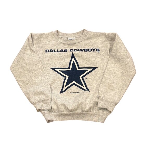 Vintage 1993 Salem Sportswear Dallas Cowboys Crewneck Sweatshirt Youth Size 7 - Picture 1 of 6